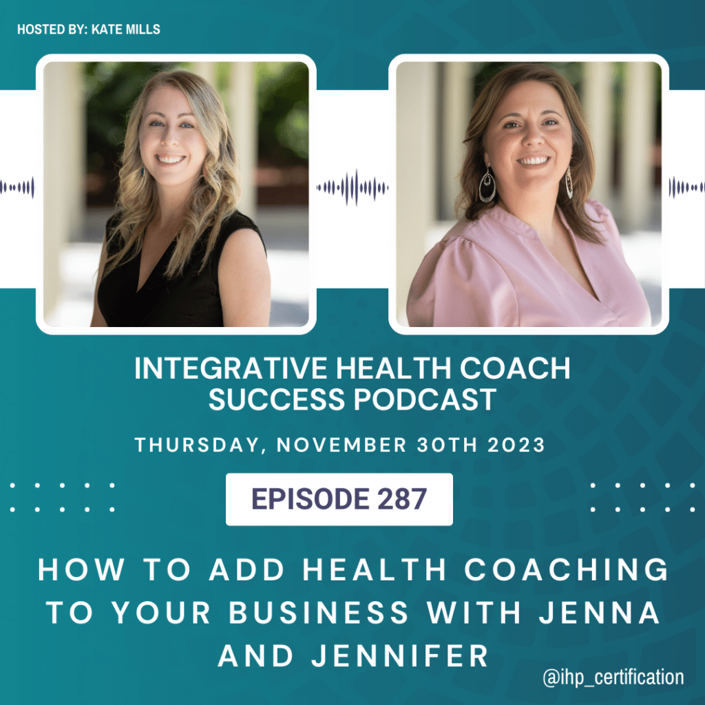 How to Add Health Coaching to Your Business with Jenna and Jennifer