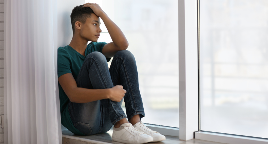 Young Man with Signs of a Neurotransmitter Imbalance